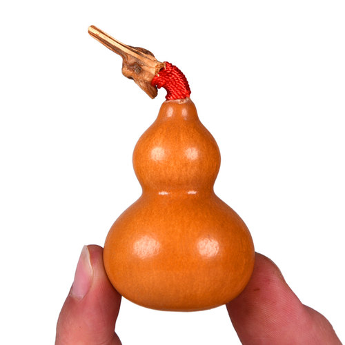 天然小葫芦文玩葫芦手捻精品迷你随身葫芦带龙头男手把件胖墩独把 - 图3