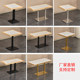 Dining tables and chairs durable milk tea snack bar tables and chairs