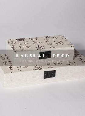 UNUSUAL 样板间售楼处梳妆台书架首饰装饰盒子现代收纳盒饰品摆件