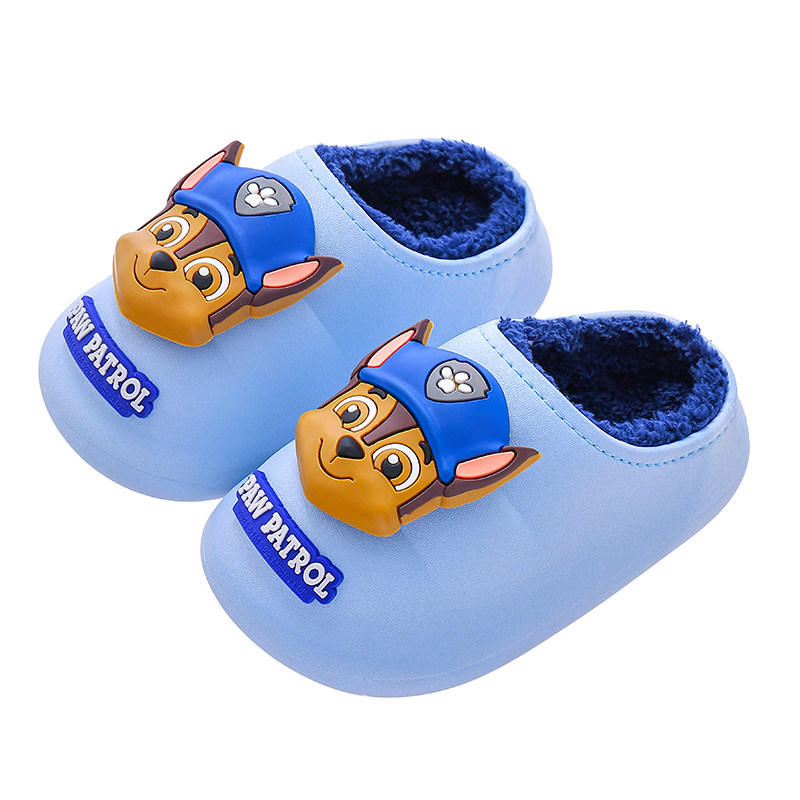 汪汪队儿童棉鞋男童秋冬季防水防滑棉拖鞋女宝宝毛毛包跟拖鞋新,淘宝优惠券,粉丝福利购,淘宝优惠卷