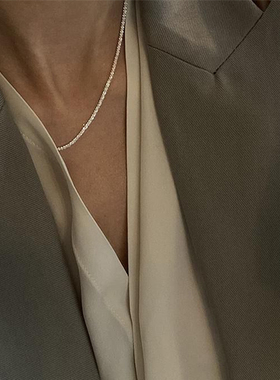 意大利VICENZA小众款波光锁骨链