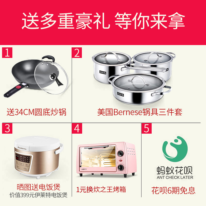 志高嵌入式双灶凹面双头家用电陶炉 志高丽力电磁炉/陶炉