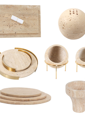 大理石桌面装饰定制平板摆件