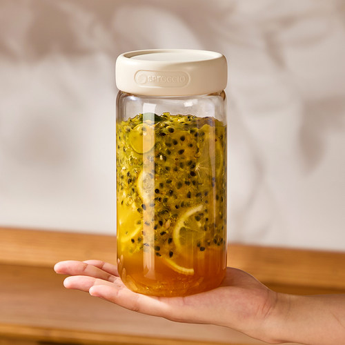 蜂蜜专用罐玻璃分装空瓶子果酱食品级装辣椒酱罐头杂粮密封储物罐 - 图3