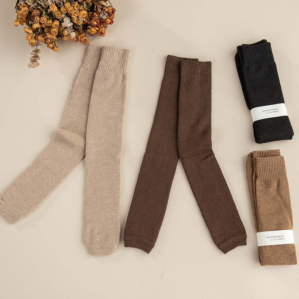 园园美衣时尚羊毛过膝袜女保暖加厚长筒袜纯色百搭小腿袜护膝防寒,淘宝优惠券,粉丝福利购,淘宝优惠卷