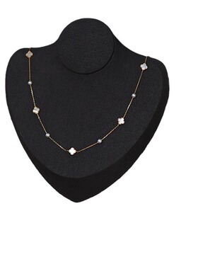 满天星母贝珍珠项链春秋高档毛衣链轻奢高级感夏季时尚小众锁骨链