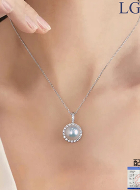 高品天然珍珠万能扣吊坠大点位