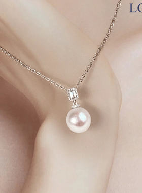 高品天然珍珠万能扣单颗吊坠