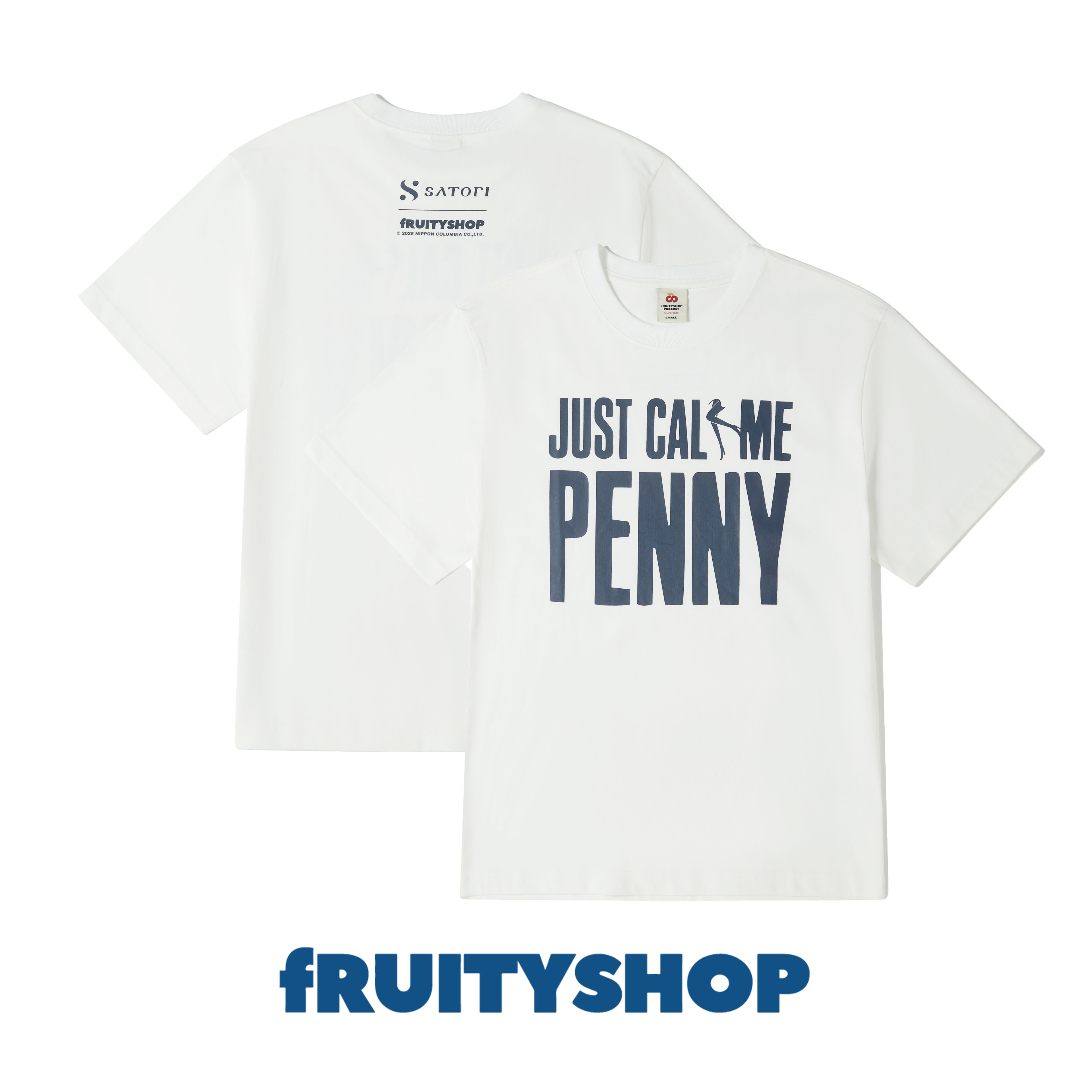 fRUITYSHOP｜当山瞳当山ひとみ JustCallMePenny2025巡演短袖T恤 - 图0