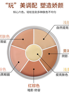 美茜儿脸部修容遮盖瑕疵
