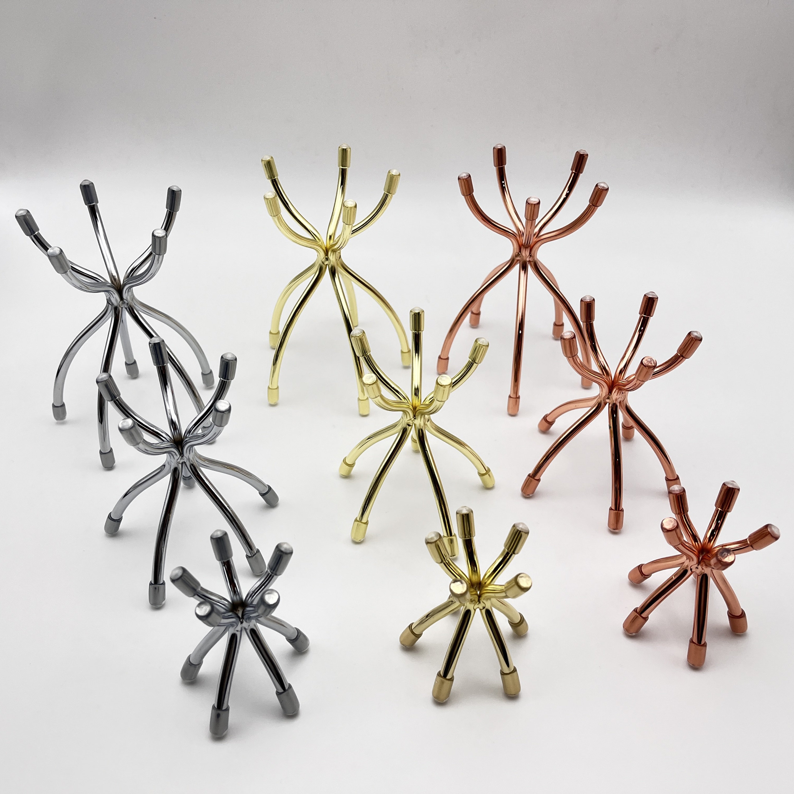 金属水晶球葫芦铁艺原石矿标开口笑紫晶洞石头底座水晶摆件架子,淘宝优惠券,粉丝福利购,淘宝优惠卷