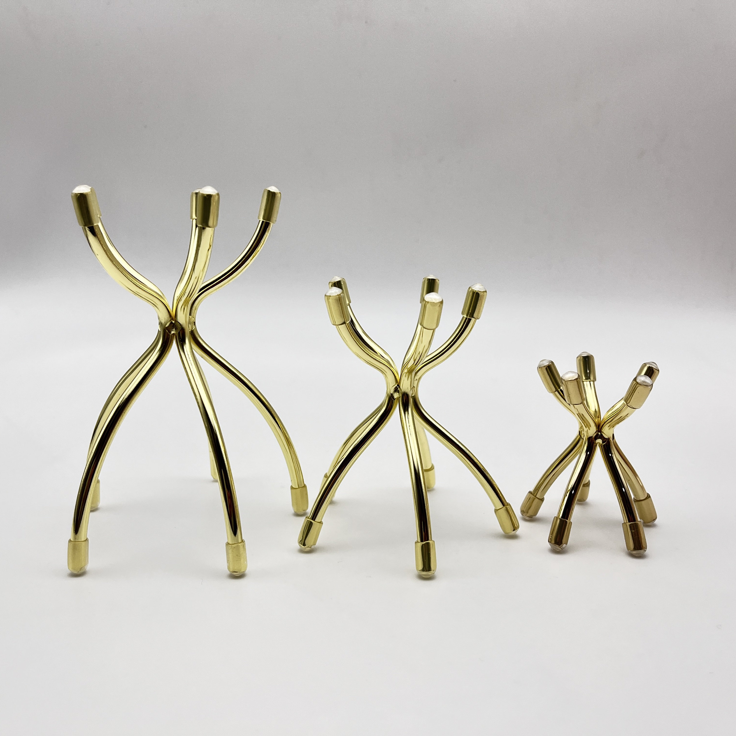 金属水晶球葫芦铁艺原石矿标开口笑紫晶洞石头底座水晶摆件架子,淘宝优惠券,粉丝福利购,淘宝优惠卷