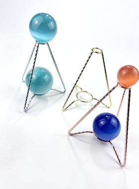 合金金属支架球底座摆件