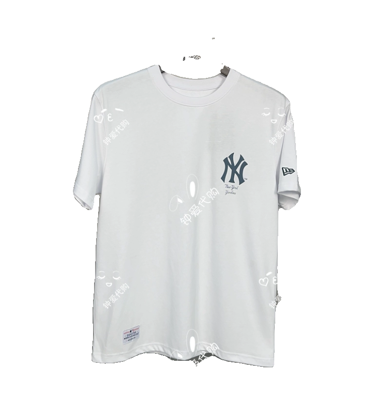 NEW ERA纽亦华夏季新品男女款圆领MLB情侣宽松短袖T恤14179160-图3