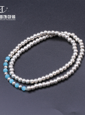 貔貅算盘手链藏银男女款式