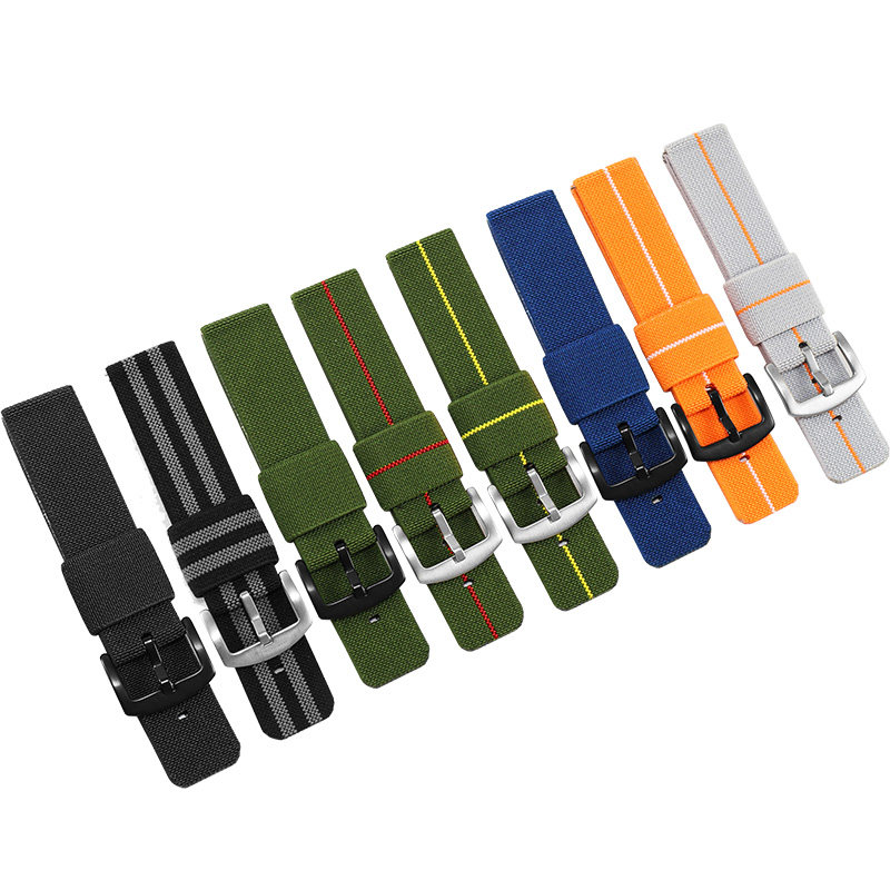 尼龙精工西铁城劳力士卡西欧手表带 纪爵仕配件