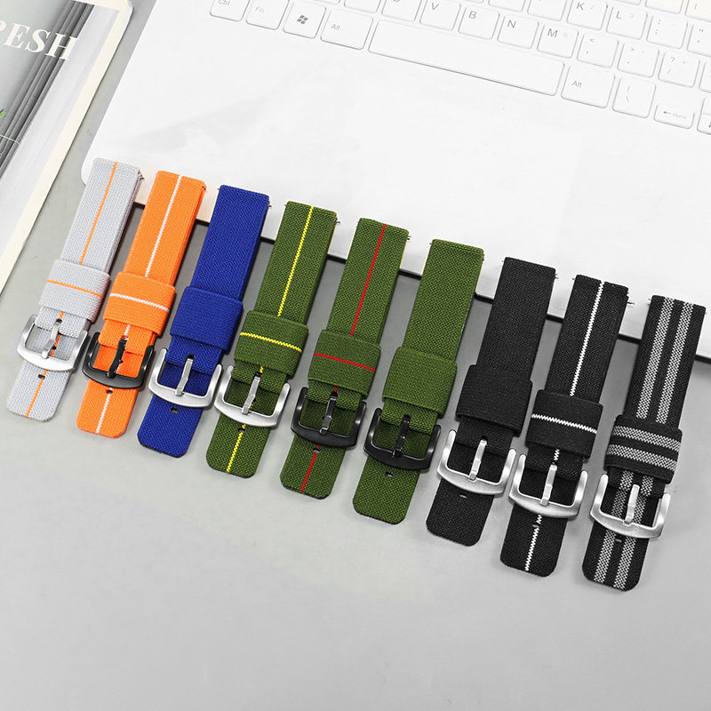 尼龙精工西铁城劳力士卡西欧手表带 纪爵仕配件