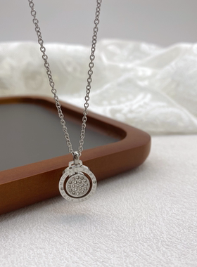 镀金铜铸十字链女精致耳坠项链