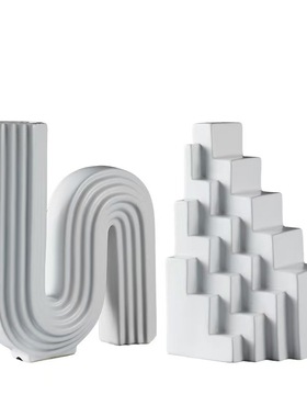 现代简约轻奢皮革相框摆件