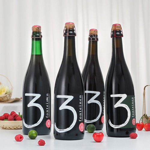 发顺丰比利时进口三泉老贵兹啤酒750ml酸啤精酿兰比克3Fonteinen - 图1