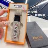 Двухдуговая портативная ветрозащитная креативная зажигалка с usb-зарядкой