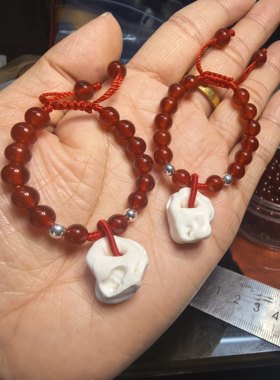 手工DIY满月礼银配饰