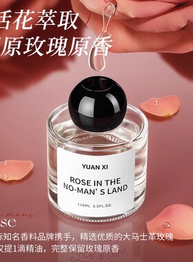 无人区玫瑰香薰摆件家用卧室内持久留香氛女生淡香高级房间熏香水