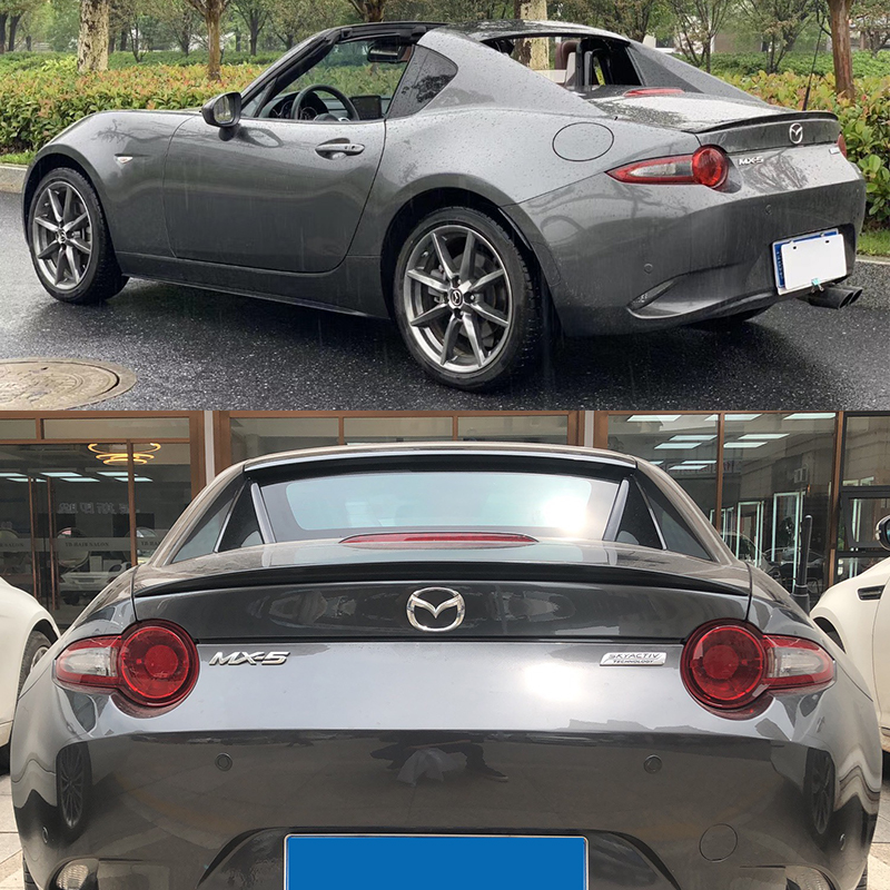 马自达MX5尾翼 ND5RC NC压尾翼Mazda MX-5定风翼 改装PU小尾翼 - 图0