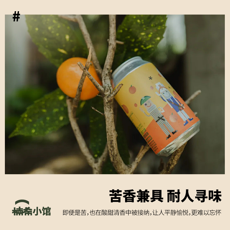 【楠希小馆】丢橘子果味tripSmith行匠罐装小麦国产精酿啤酒330ml - 图2