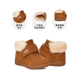 Детские зимние угги, модные короткие сапоги на липучке, 2022