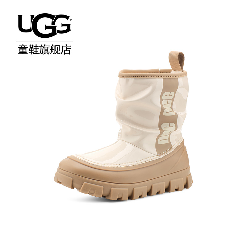 UGG童鞋儿童雪地靴时尚厚底多巴胺防水大童短靴1143697