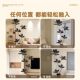 Simulated green plant high-end light luxury black diamond rubber tree