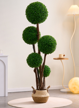仿真球型植物生绿盆栽高端