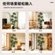 Simulated green plant duck foot wood high-end light luxury