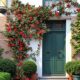 Rose wall decoration simulated rattan