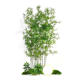 Bamboo landscaping simulation green plants interior decoration