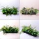 Simulated green plants and simulated flowers outdoor combination