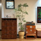 Simulation green plants top ten contribution trees ancient style indoor high-end light luxury fake plants living room floor decoration ornaments