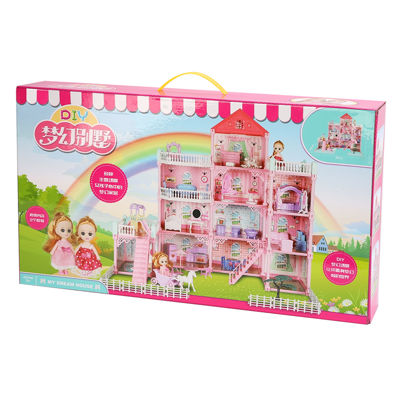 公主屋过家家玩具女孩仿真城堡模型 胖胖猴母婴过家家玩具