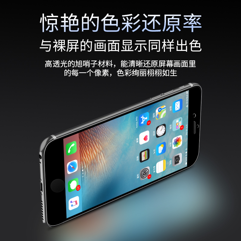 适用苹果6钢化膜iphone6plus全屏6s防摔6splus全包边6SP抗蓝光6P高清防指纹苹果新9D软边ipone屏幕puls手机膜-图3