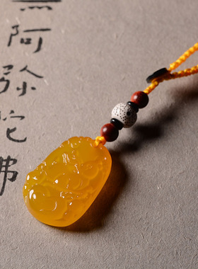 汽车钥匙扣挂饰礼品玉石吊坠