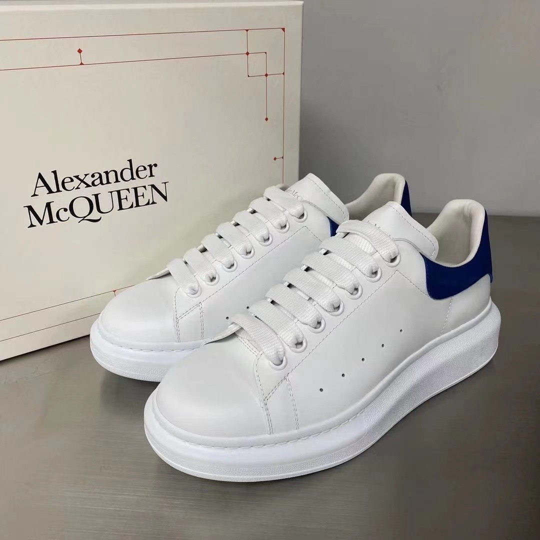 Alexander Mcqueen 男士白色绿尾鞋 2022秋冬正品代购553680WHGP - 图0