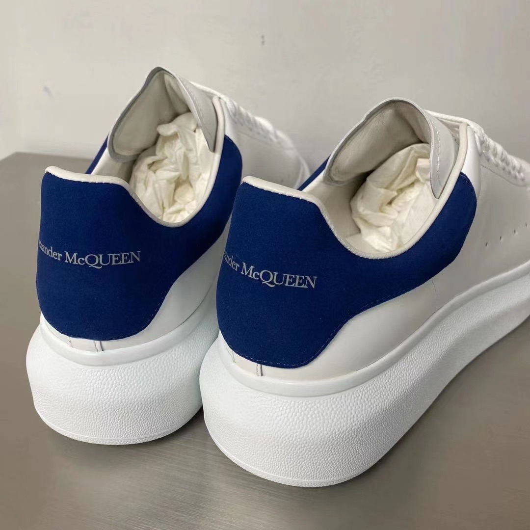 Alexander Mcqueen 男士白色绿尾鞋 2022秋冬正品代购553680WHGP - 图1