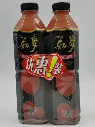 茹梦桃 橙 芒果 山楂 草莓  猕猴桃饮料 1L*6瓶 - 图1