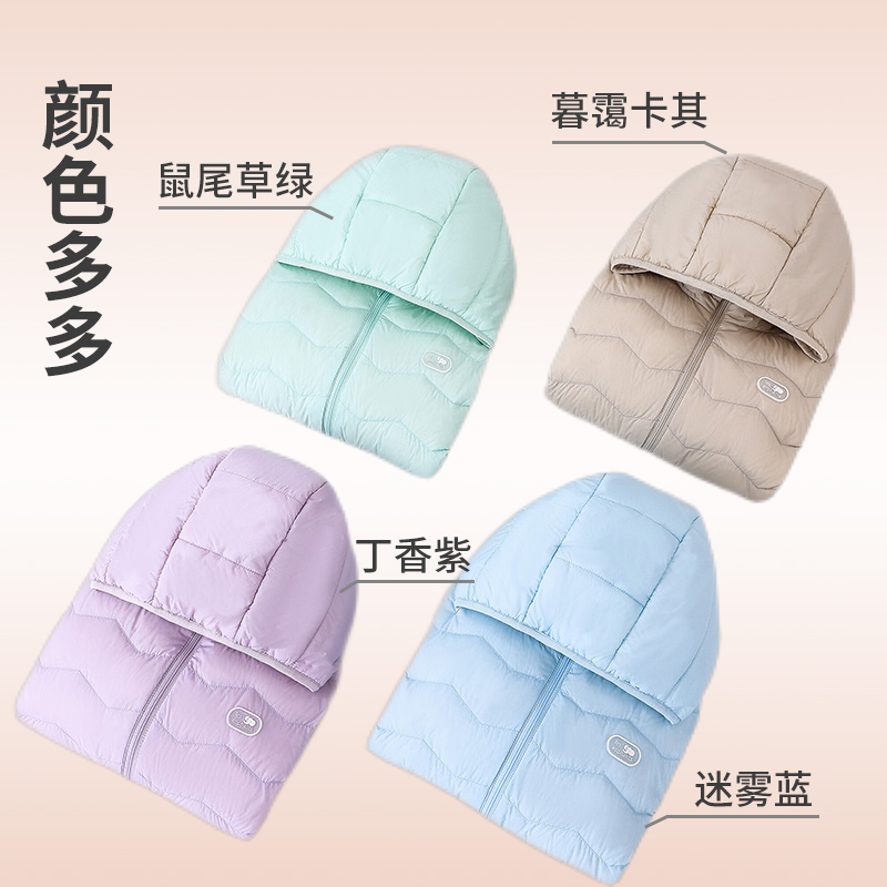 丽婴房男女童三防羽绒服轻薄保暖羽绒儿童连帽羽绒服2025新款 - 图3