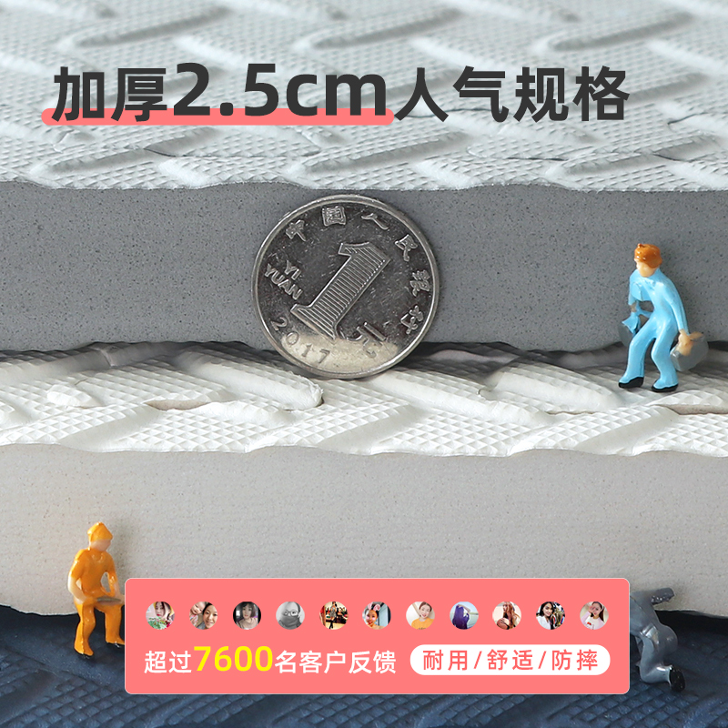 欢熊旗舰店泡沫地垫拼接60爬行垫卧室儿童拼图爬爬垫加厚榻榻米铺满地板垫子0