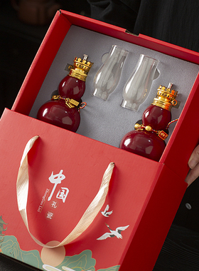 中式红色葫芦复古酥油长明灯