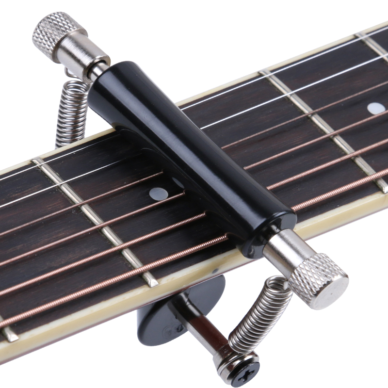 吉他滑动变调夹 可移动民谣电吉他滚动调音夹子品夹吉它夹子配件 - 图0