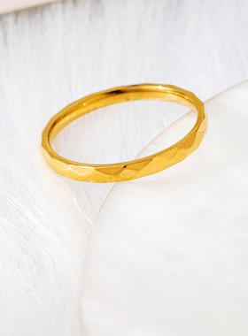 不规则菱形切面戒指女小众设计轻奢高级感钛钢个性冷淡风指环