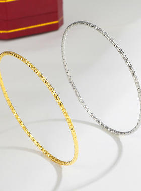 闪亮轻奢高级感满天星手镯女时尚小众设计叠戴手环钛钢个性手饰